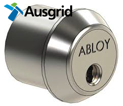Abloy Protec Utility Rim Lock Cylinder + 2 Keys - Ausgrid Only – (414N)