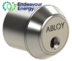 Abloy Protec Utility Rim Lock Cylinder + 2 Keys - Endevour Energy Only – (414N)