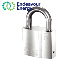 Abloy Protec Utility Padlock 25mm Shackle + 2 Keys - Endeavour Energy Only (330N)